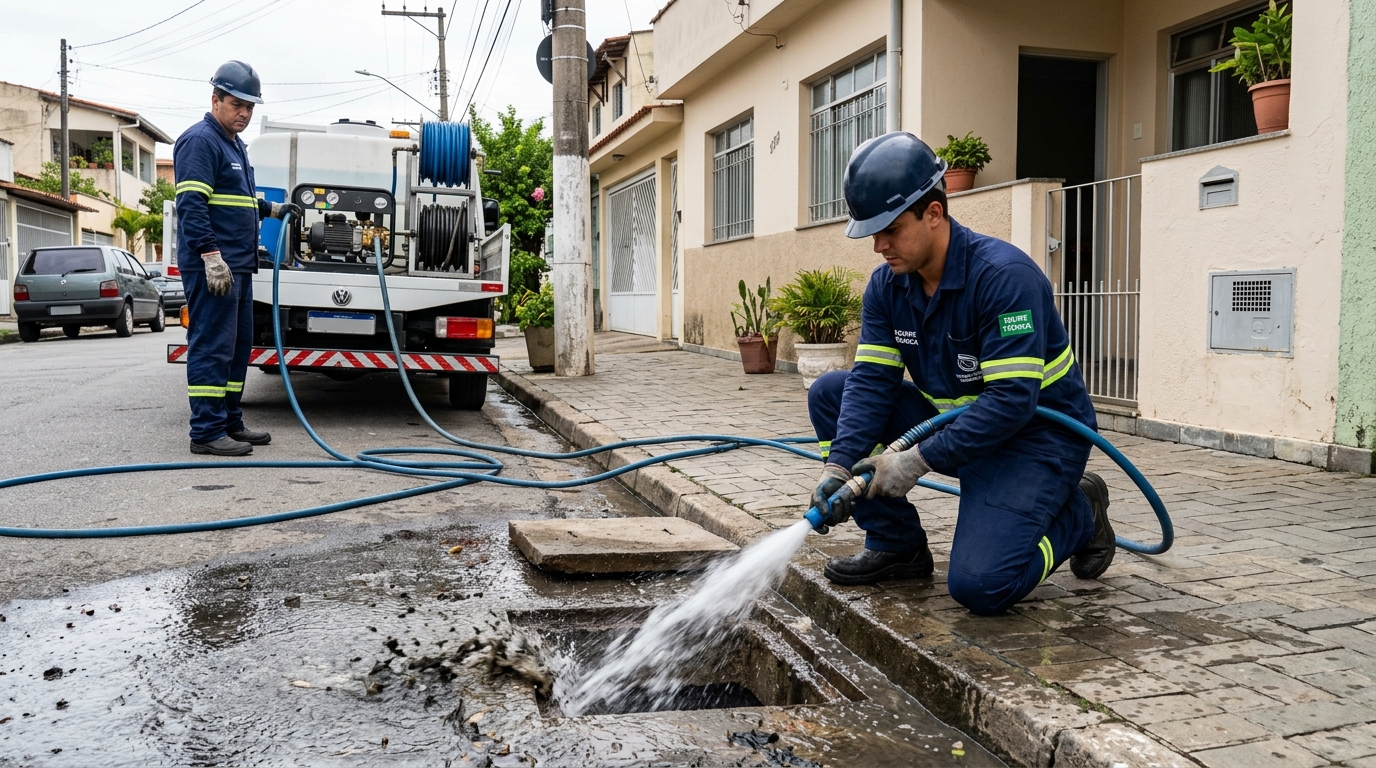 Hidrojateamento de Alta Pressão em Caxias do Sul‑RS