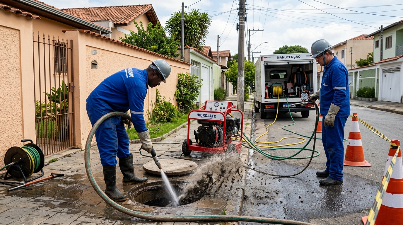 Hidrojateamento de Alta Pressão em Caxias do Sul‑RS